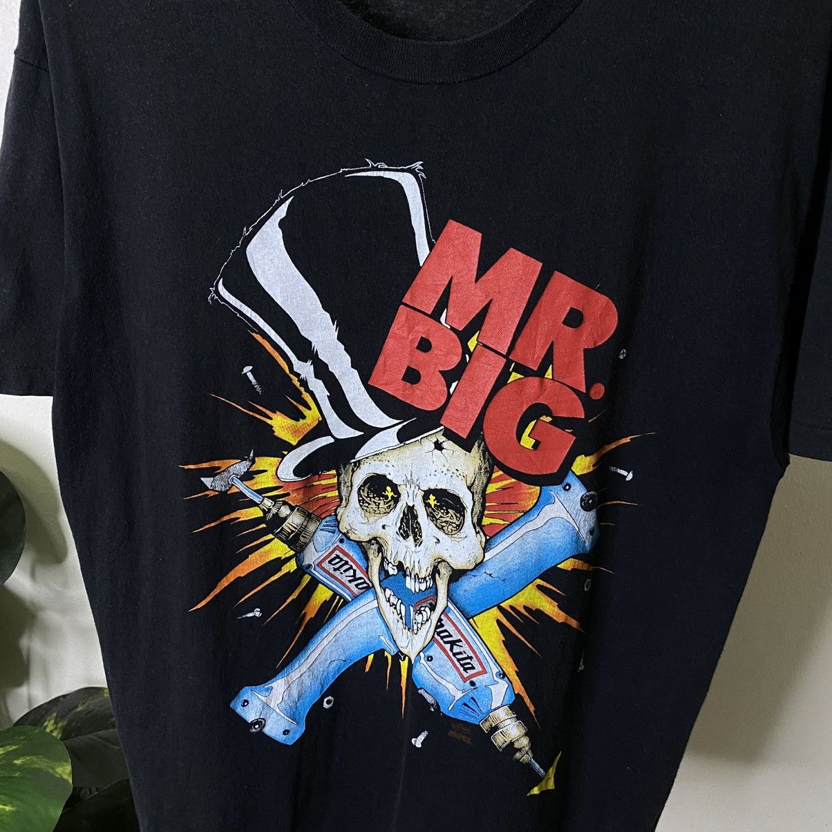 Band Tees 1990s Mr. Big Drilled And Confused Tour Band T Shirt Size US L / EU 52-54 / 3 - 2 Thumbnail