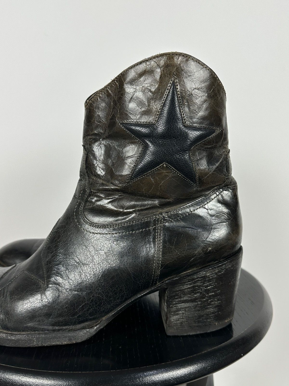 Old Gringo Old Gringo Mexicana Cowboy Leather Ankle Stars Boots Size US 8 / IT 38 - 13 Thumbnail