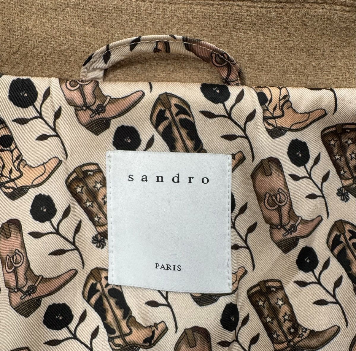 Sandro Sandro Paris Lana Wool Coat Long size 40 Size M / US 6-8 / IT 42-44 - 10 Thumbnail