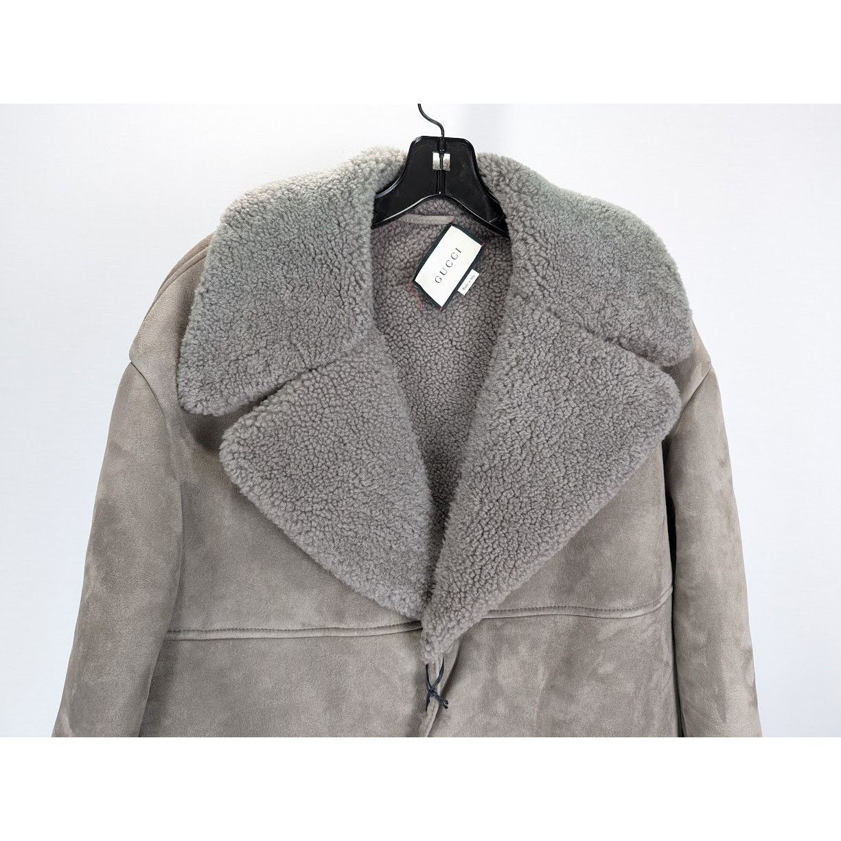 Gucci o1rshd1 Caban Curly Shearling in Grey Size US L / EU 52-54 / 3 - 7 Thumbnail