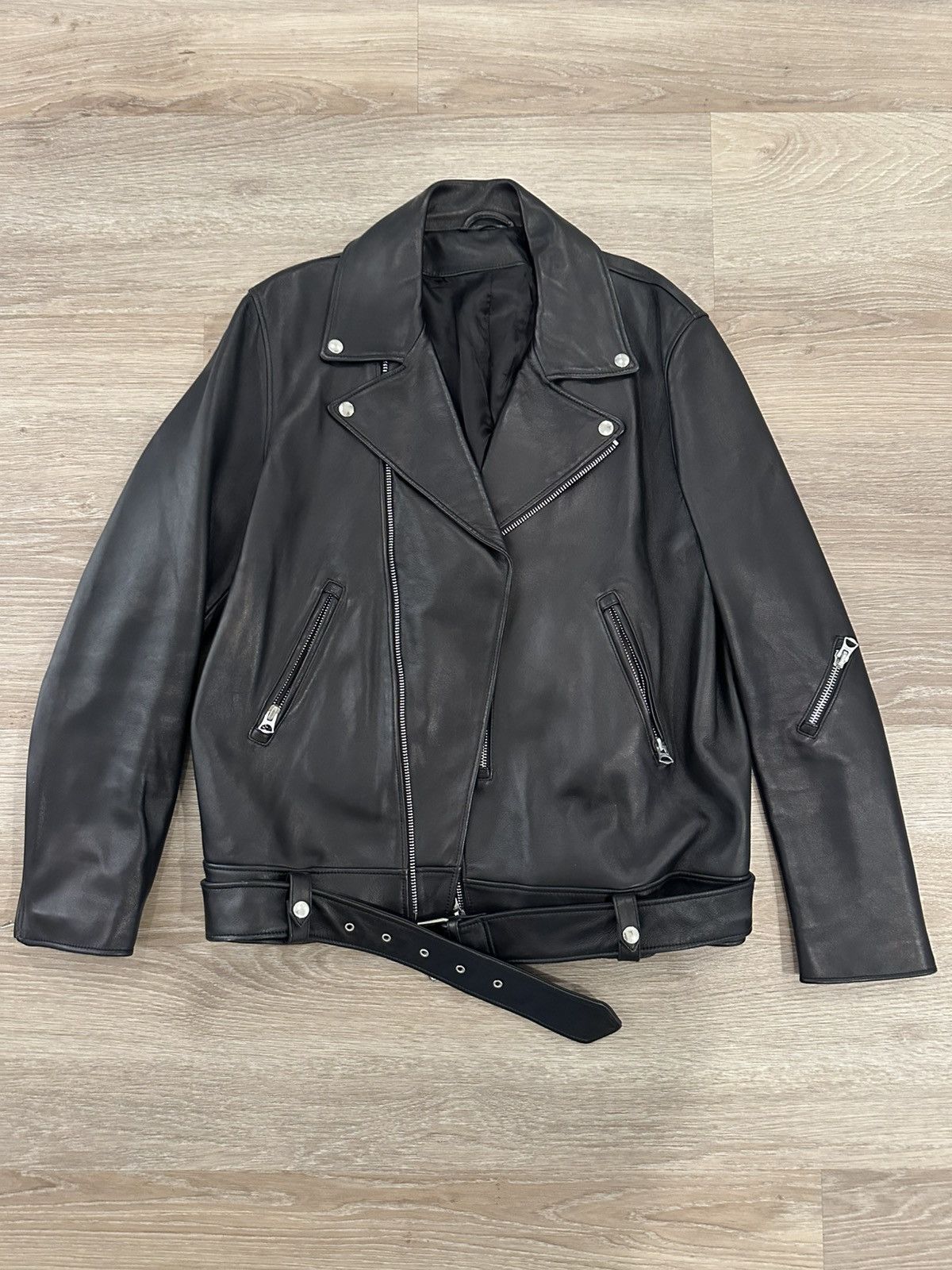 Acne Studios Leather Biker Jacket