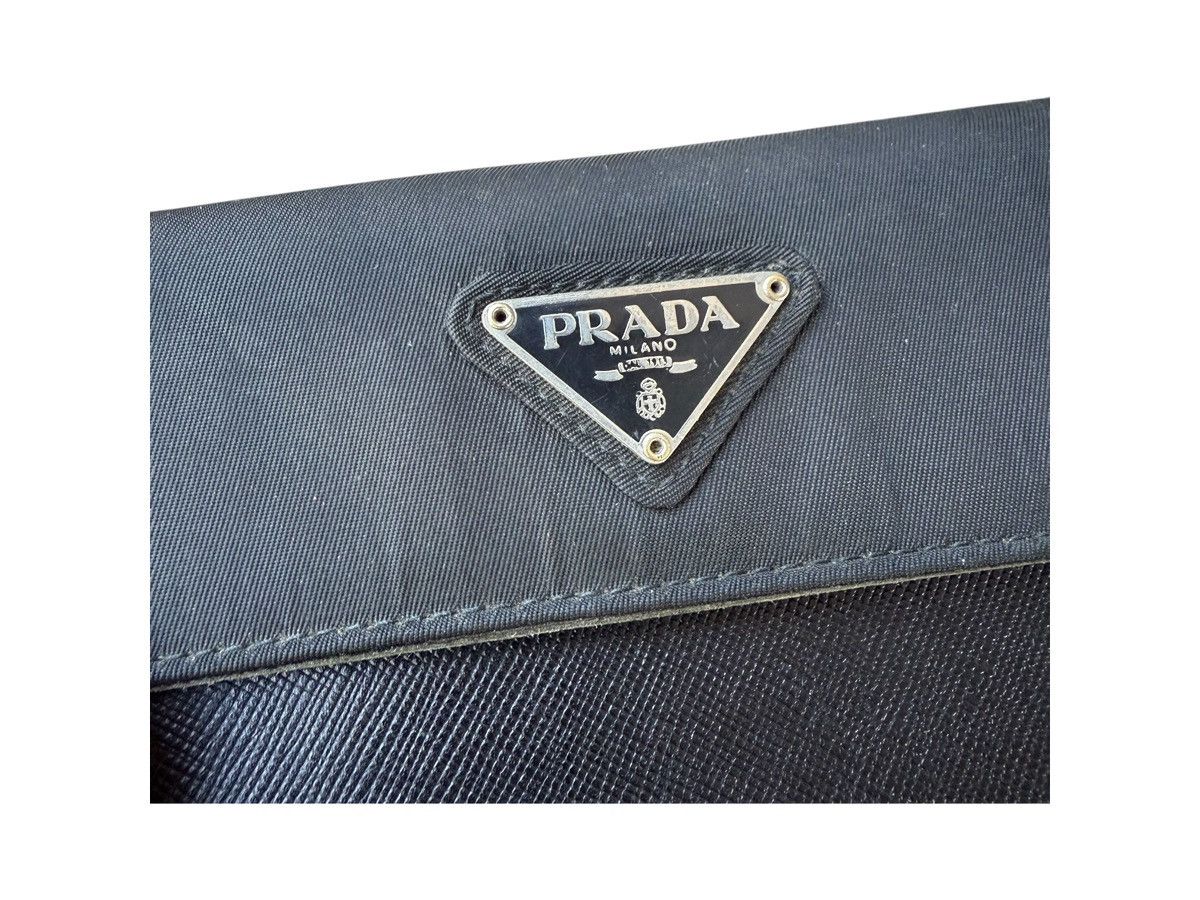 Prada Vintage Prada Logo Plaque Nylon Folding Wallet Size ONE SIZE - 5 Thumbnail