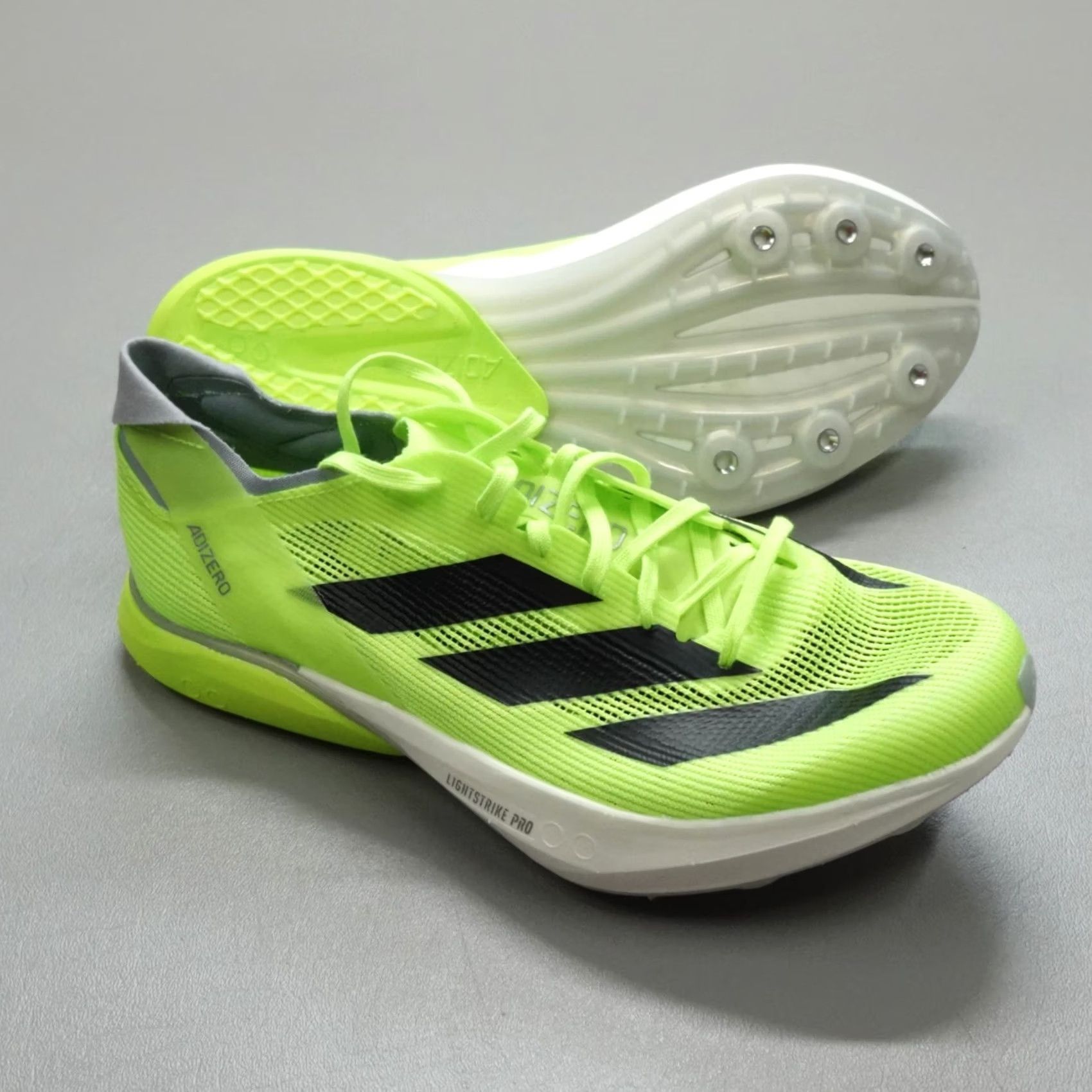 Adidas adidas Adizero Avanti Spikes Lucid Lemon Men’s 11 Women’s 12 Sneaker Athletic Track & Field Breathable Lightweight Green IG1989 Size US 11 / IT 41 - 2 Thumbnail