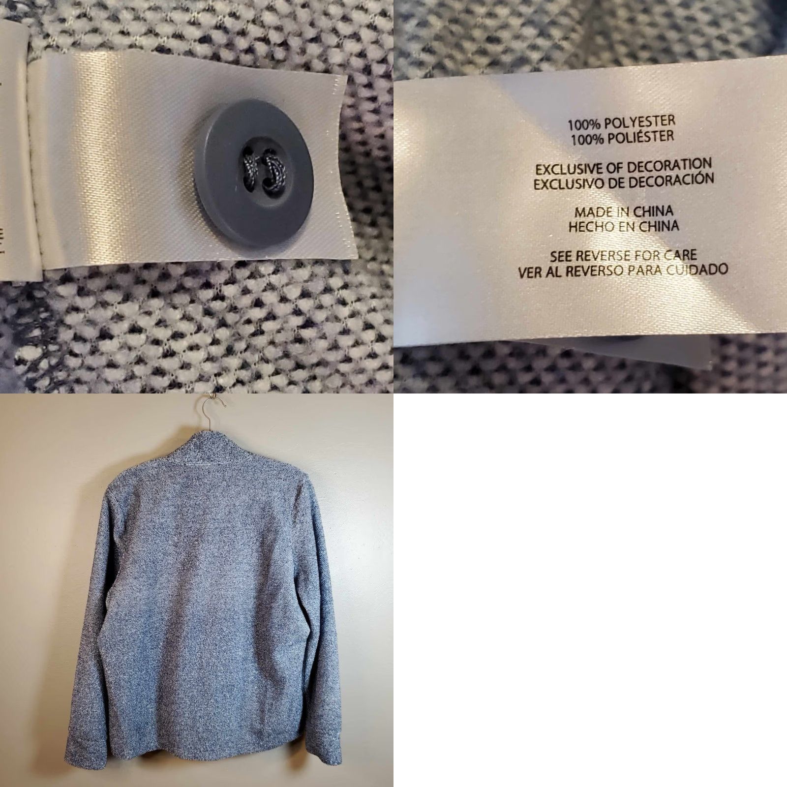 Eddie Bauer Eddie Bauer Womens Knitted Henley Sweater L Blue Casual Shirt (Size L) Mens? Wait. Size L / US 10 / IT 46 - 8 Thumbnail
