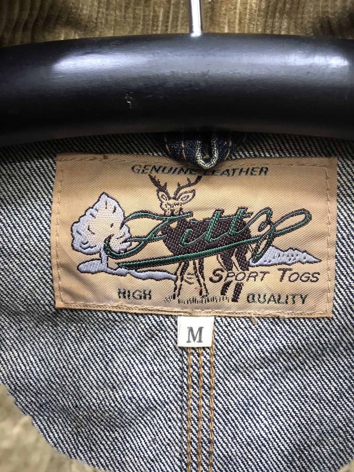 Japanese Brand FITTZ Sunfaded Denim Chore Jacket Size US M / EU 48-50 / 2 - 2 Thumbnail