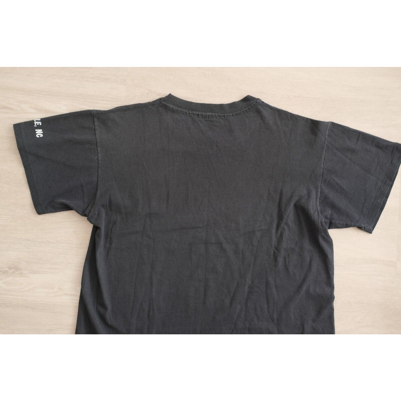 Anvil Vintage 90s Anvil Dolphins Fish Coral Seaweed Shirt XL Black Size US L / EU 52-54 / 3 - 6 Thumbnail