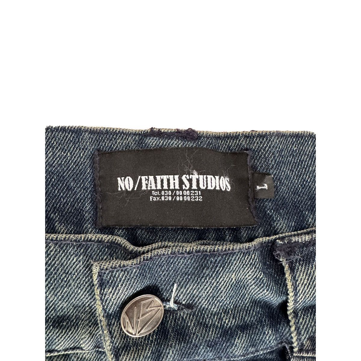 No Faith Studios No Faith Studios Lake used Denim Size US 34 / EU 50 - 4 Thumbnail