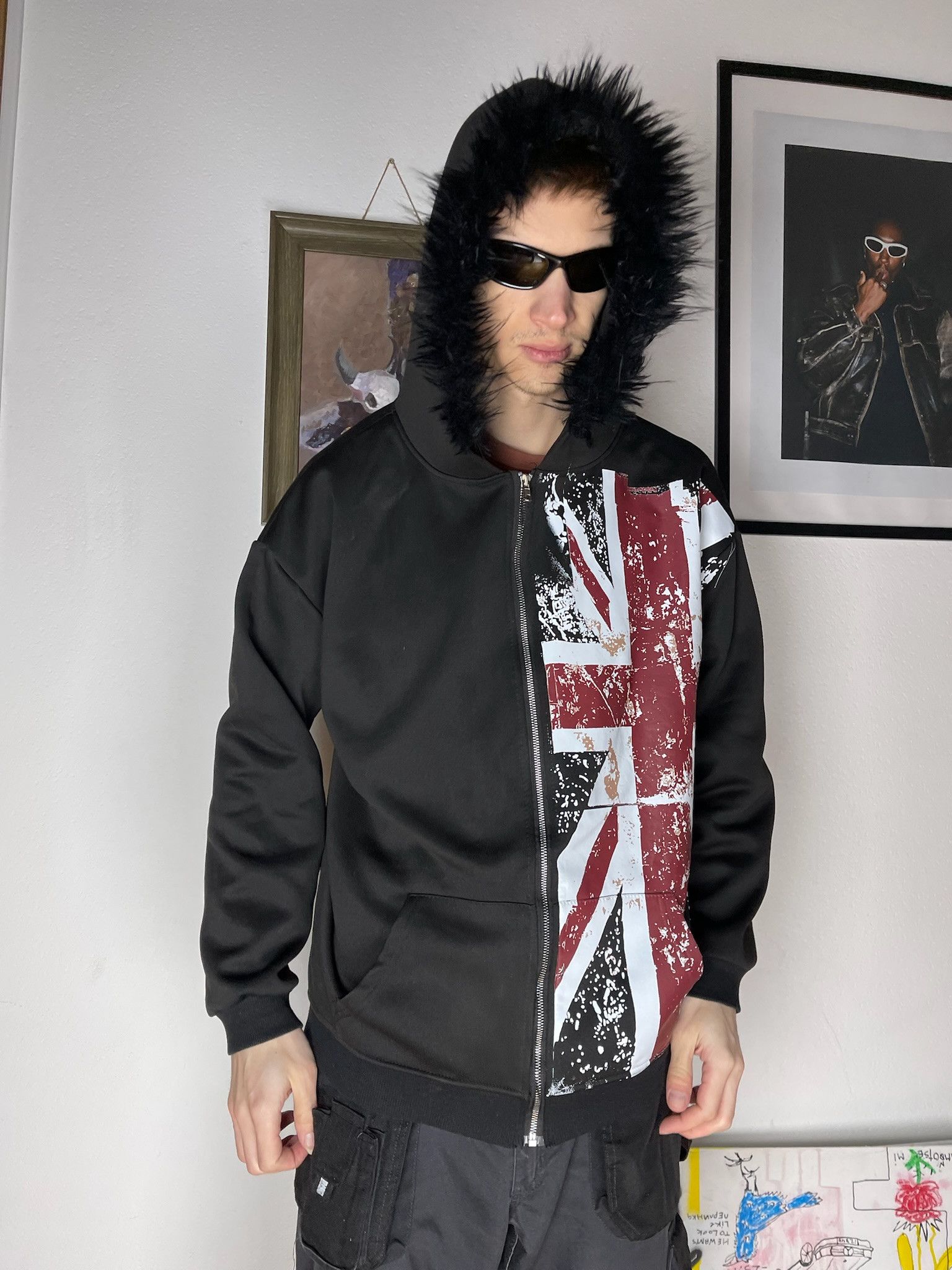 14th Addiction Fur Hoodie LGB Style British flag Size US L / EU 52-54 / 3 - 15 Thumbnail