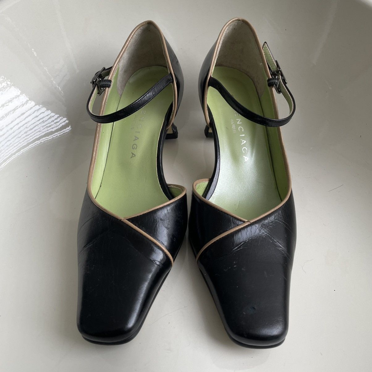 Balenciaga Vintage Balenciaga Paris Black Pumps Size US 6 / IT 36 - 2 Thumbnail