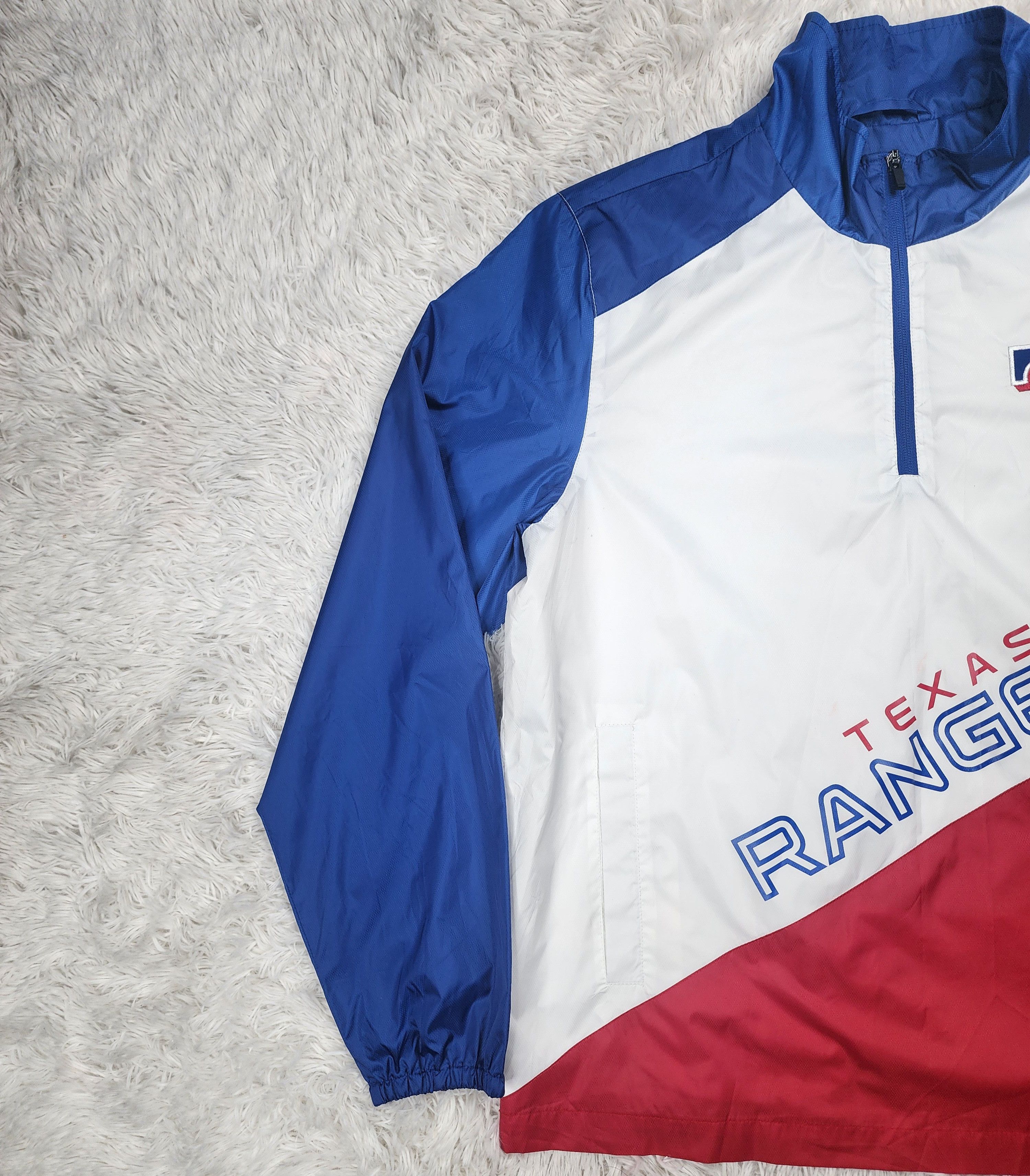 MLB Y2K MLB Texas Rangers windbreaker jacket Size US L / EU 52-54 / 3 - 4 Thumbnail