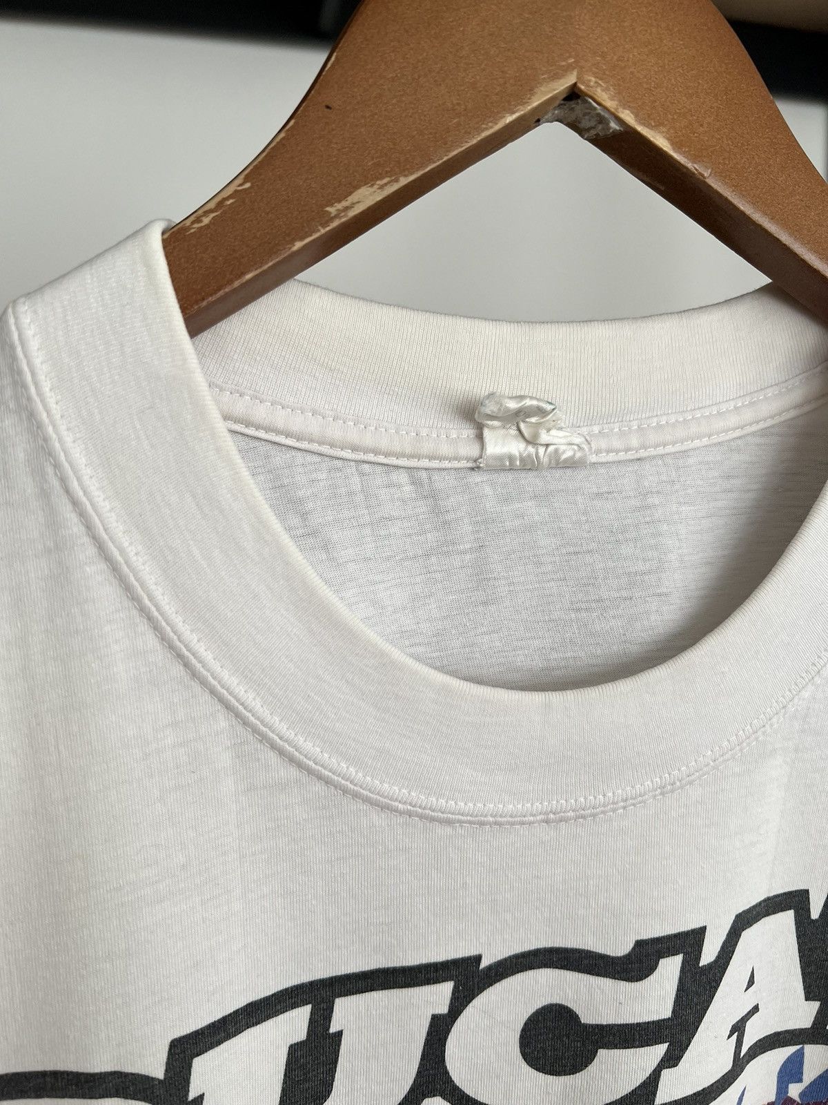 Vintage Vintage 90s Ducati Maniac Motorcycle Bike Racing White Tee Size US L / EU 52-54 / 3 - 11 Thumbnail