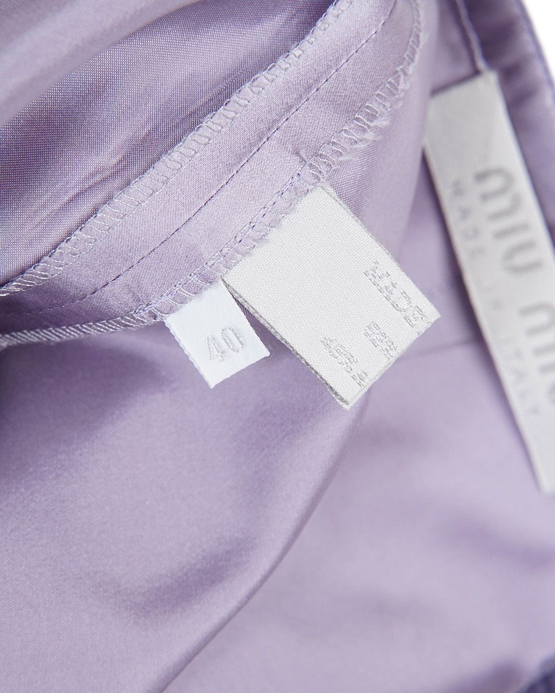 Miu Miu Miu Miu S/S1998 Purple Satin Midi Skirt Size 27" / US 4 / IT 40 - 5 Thumbnail