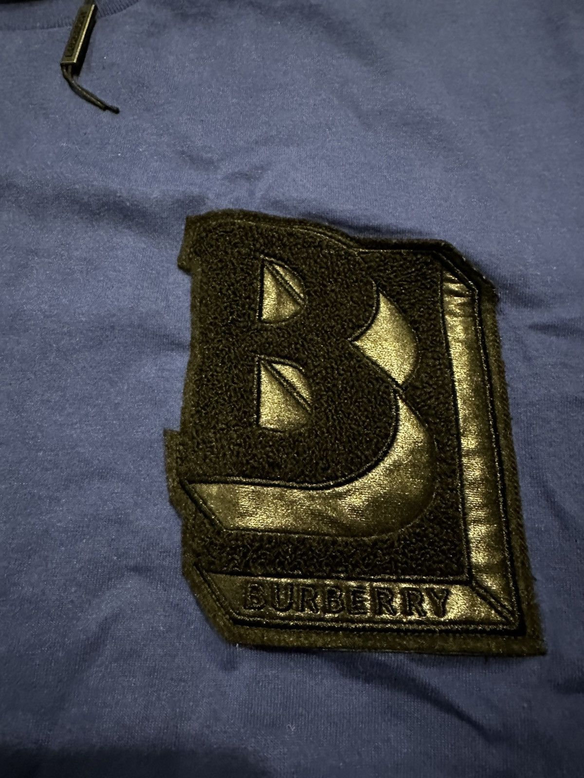 Burberry Burberry Chenille Logo T Shirt Size US M / EU 48-50 / 2 - 2 Thumbnail