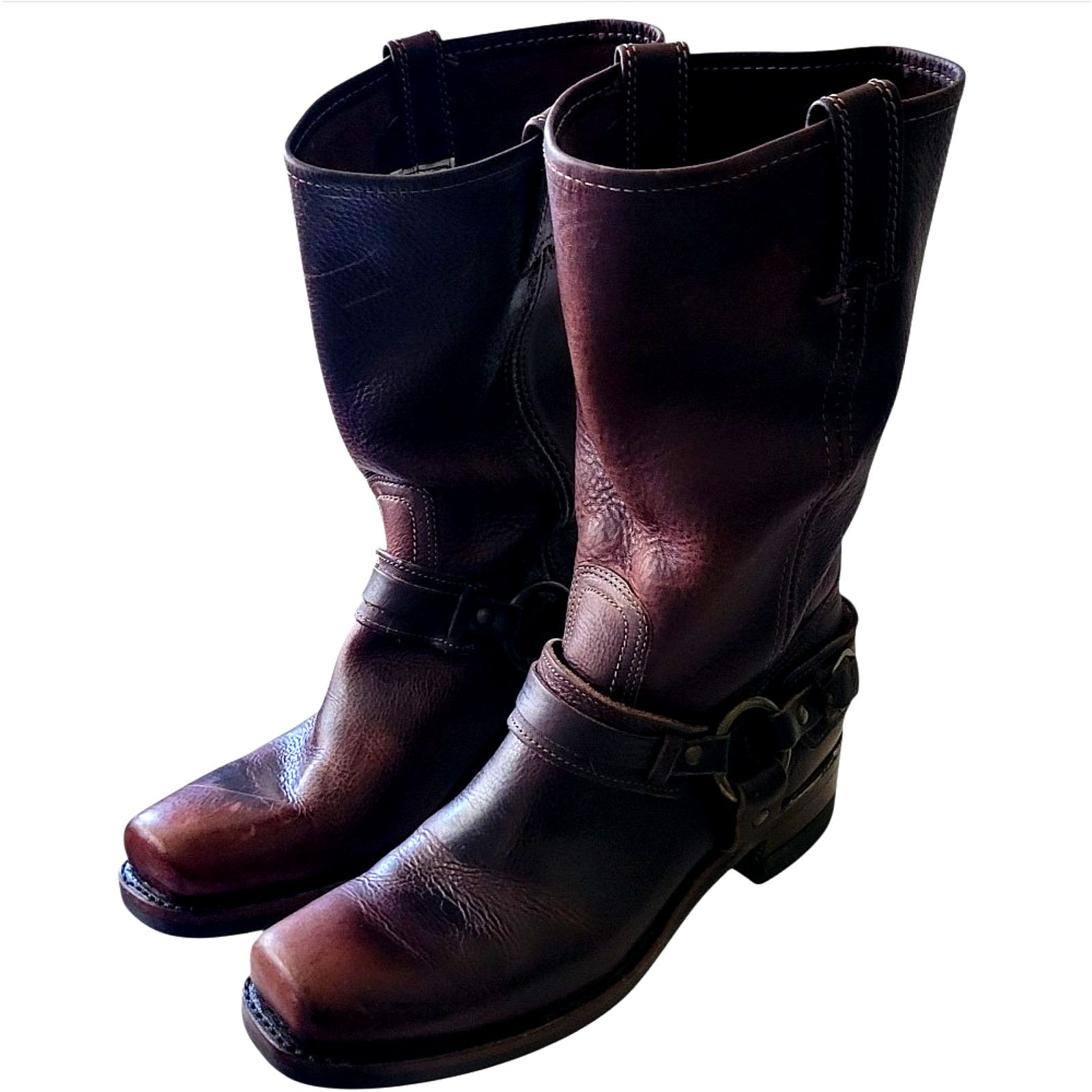 Frye Frye Women’s Belted Harness Boots USA Made Size 10 Size US 10 / IT 40 - 1 Thumbnail