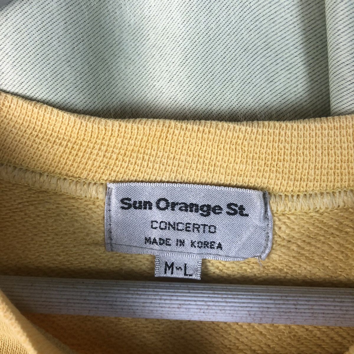 Japanese Brand Sun Orange St Yellow vintage Sweatshirt #7431 Size US M / EU 48-50 / 2 - 10 Thumbnail