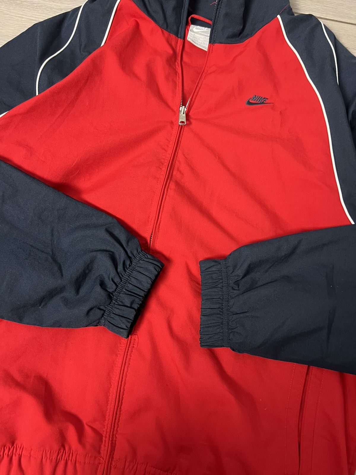 Nike Nike Vintage Jacket Drill Y2K Red Mini Logo❤️ Size US M / EU 48-50 / 2 - 7 Thumbnail