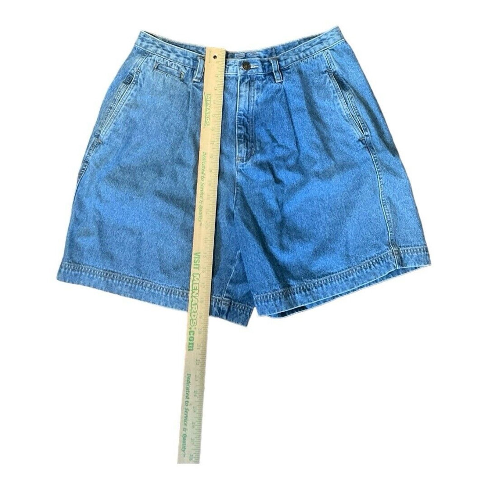 Other Vintage Y2K Liz Claiborne Denim Shorts Size 38" / US 16 / IT 52 - 2 Thumbnail