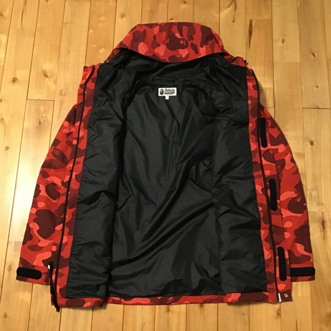 Bape BAPE Red camo hoodie snowboard jacket a bathing ape Size US XL / EU 56 / 4 - 6 Thumbnail
