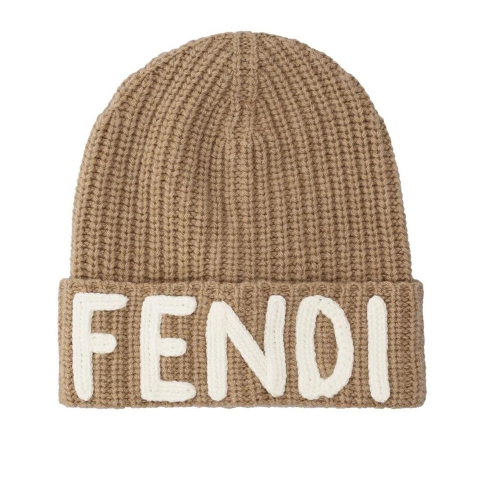 Fendi logo appliqued knit beanie Size ONE SIZE - 1 Thumbnail