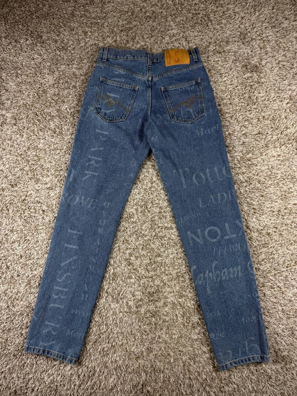 Martine Rose Martine Rose Printed Names Straight Leg Denim Jeans Size US 29 - 12 Thumbnail