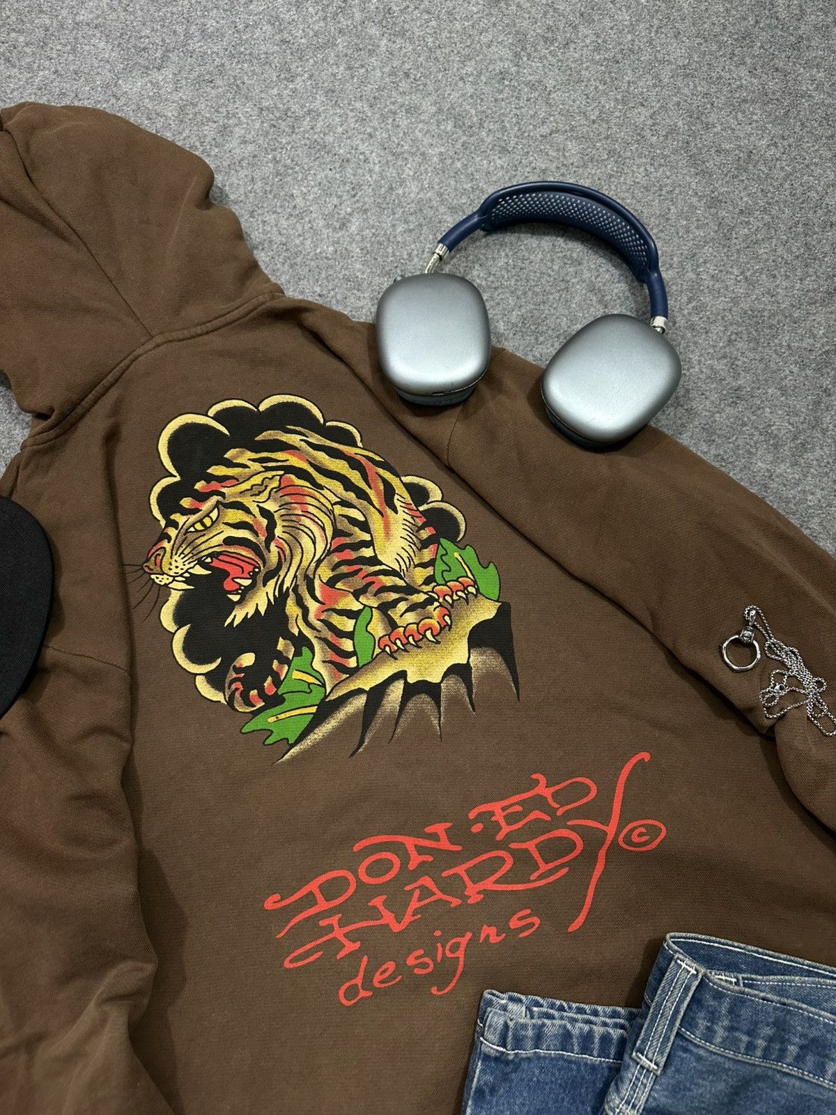 Ed Hardy Crazy Ed Hardy Zipper 🤎 Size US S / EU 44-46 / 1 - 3 Thumbnail