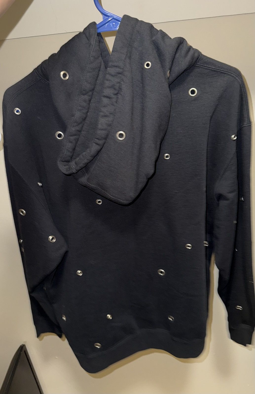 Supreme Supreme Black Eyelet Hoodie Size US M / EU 48-50 / 2 - 2 Thumbnail