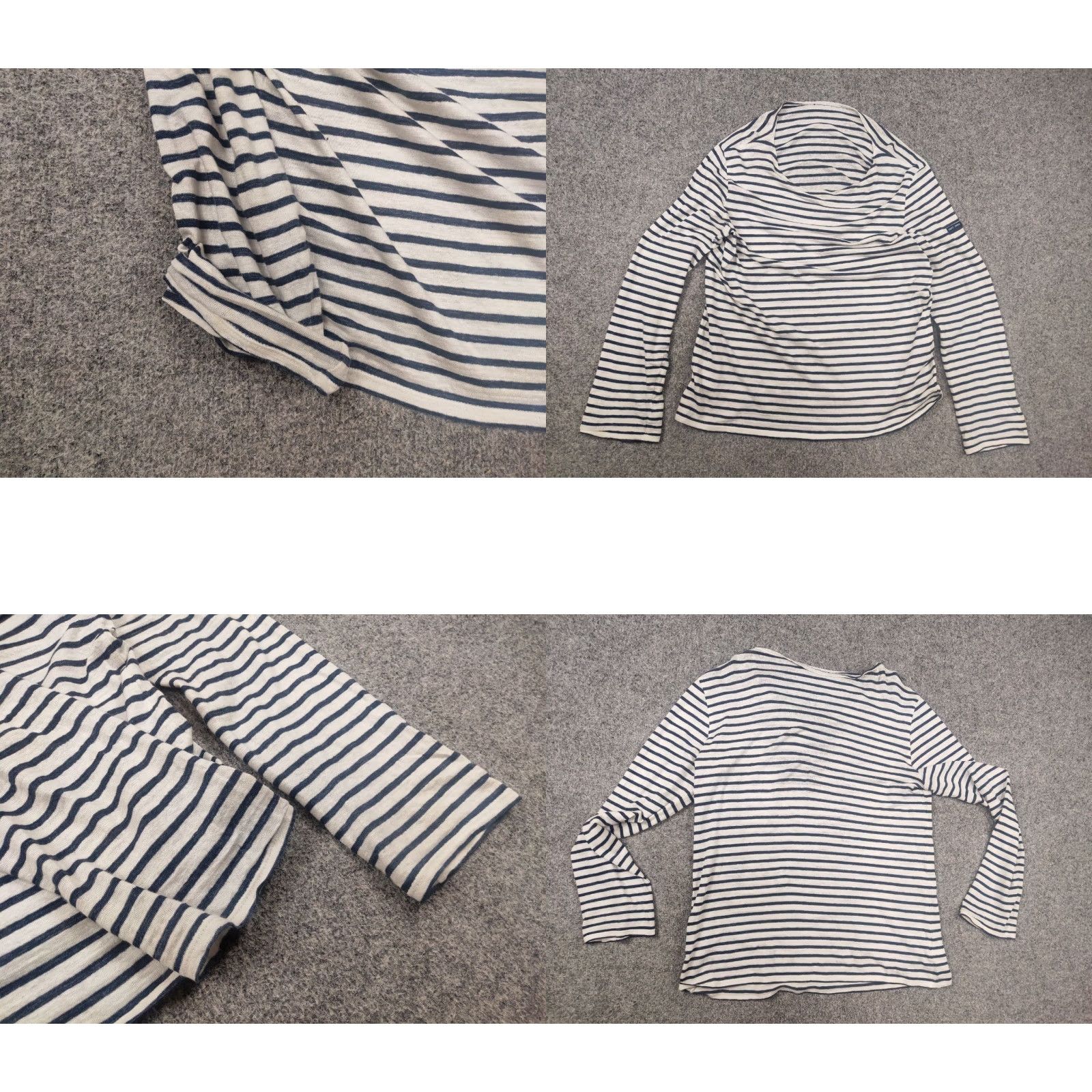 Saint James Saint James asap rocky Shirt Long Sleeve Blue Vintage Cotton Linen blend unisex M 90s Rock Aerosmith France Size US M / EU 48-50 / 2 - 8 Thumbnail