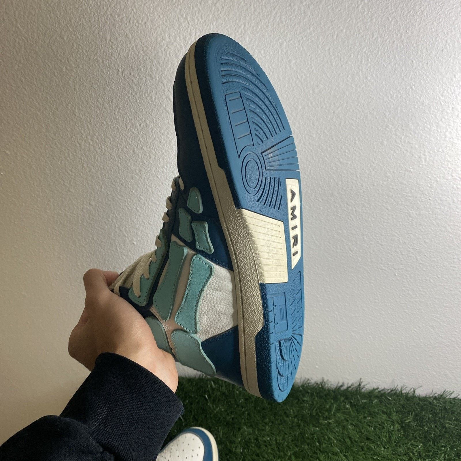 Amiri AMIRI Skel Top Hi ‘Slate Blue’ | Size 44 EU ( 11 US ) Size US 11 / EU 44 - 18 Thumbnail
