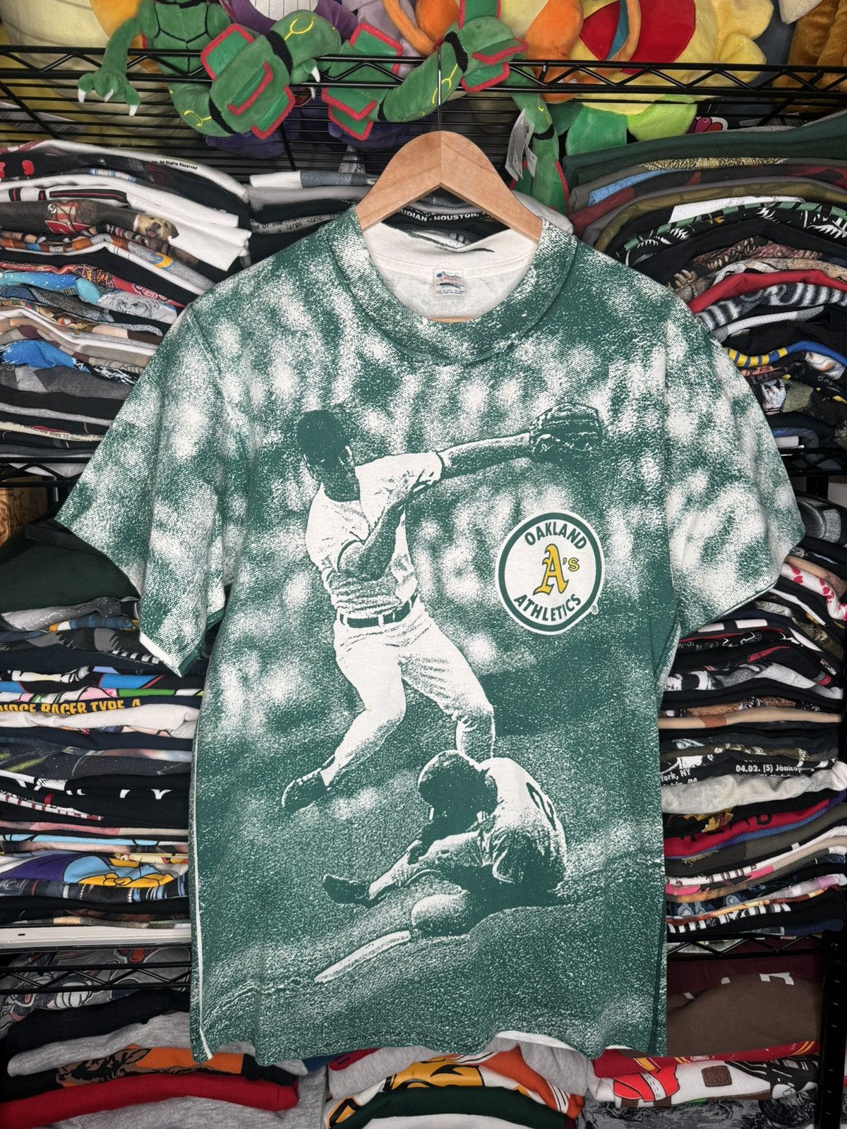 Champion × MLB × Vintage Vintage 90s Oakland Athletics Champion Baseball AOP Tee Size US L / EU 52-54 / 3 - 1 Thumbnail