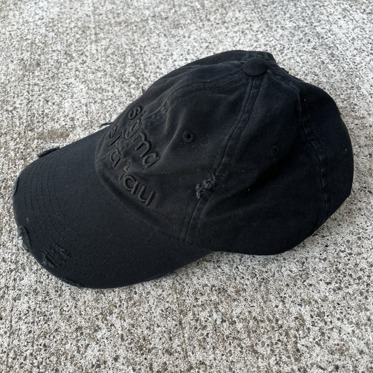 Vintage Vintage Sigma Delta Tau Black Sorority Hat Y2K Size ONE SIZE - 3 Thumbnail