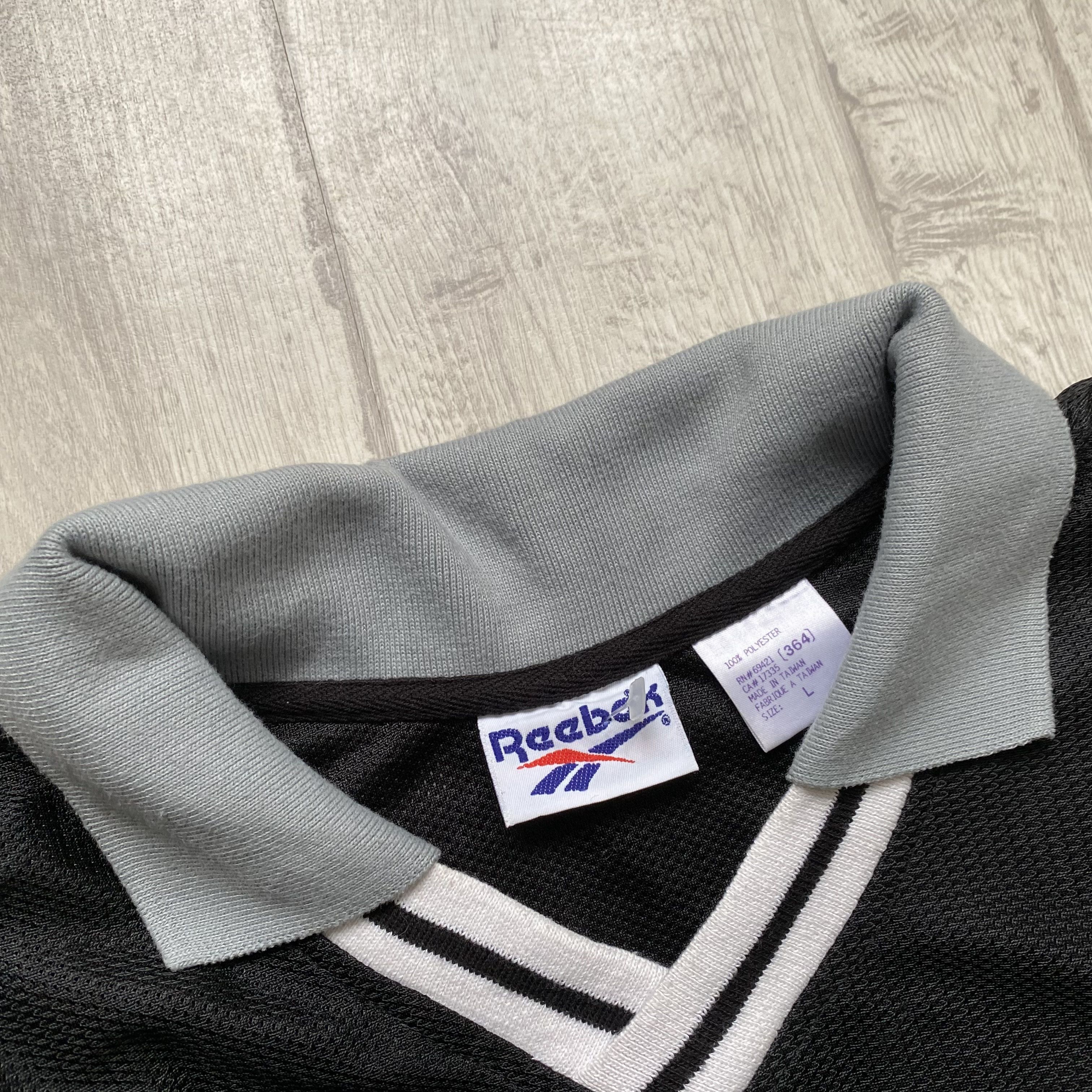 Reebok NBA Vintage 90s Reebok jersey baggy tee heavy polos Size US L / EU 52-54 / 3 - 4 Thumbnail