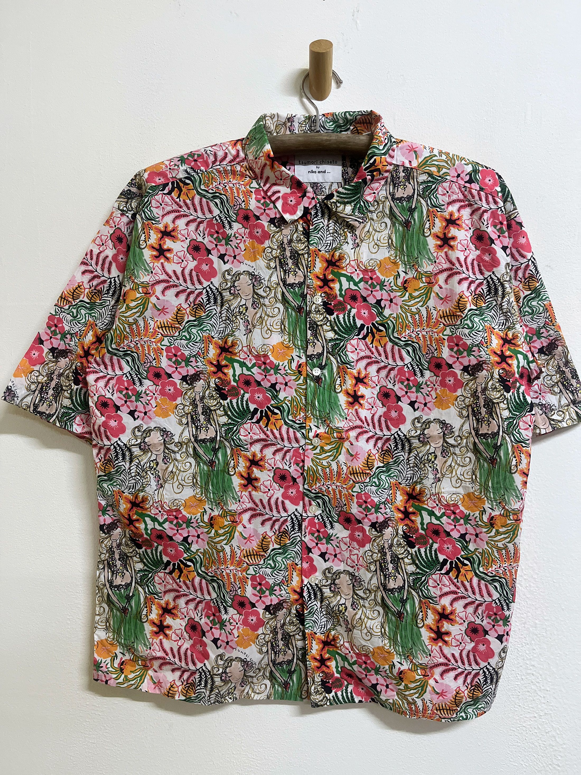 Tsumori Chisato tsumori chisato niko and Short Sleeve Hawaii Size US M / EU 48-50 / 2 - 1 Thumbnail