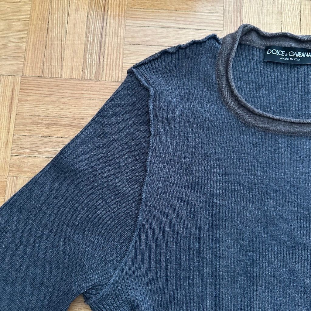 Dolce & Gabbana Dolce & Gabbana Exposed Seam wool sweater Size 54 Size US XL / EU 56 / 4 - 3 Thumbnail