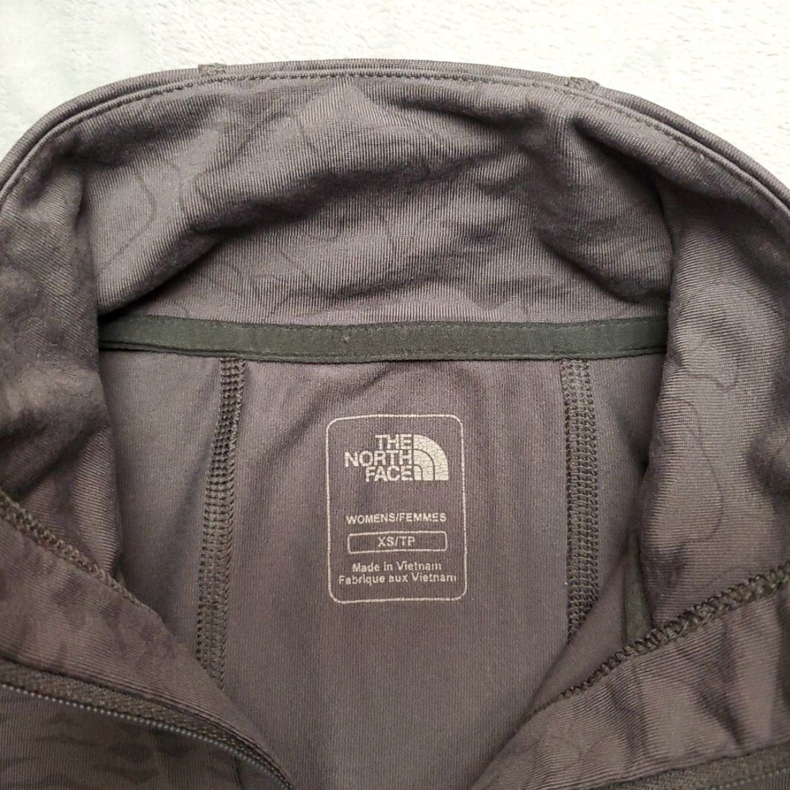 The North Face VINTAGE The North Face Jacket Womens XS Gray Full Zip Vaporwick Performance Nylon Tech Blend Size XS / US 0-2 / IT 36-38 - 5 Thumbnail