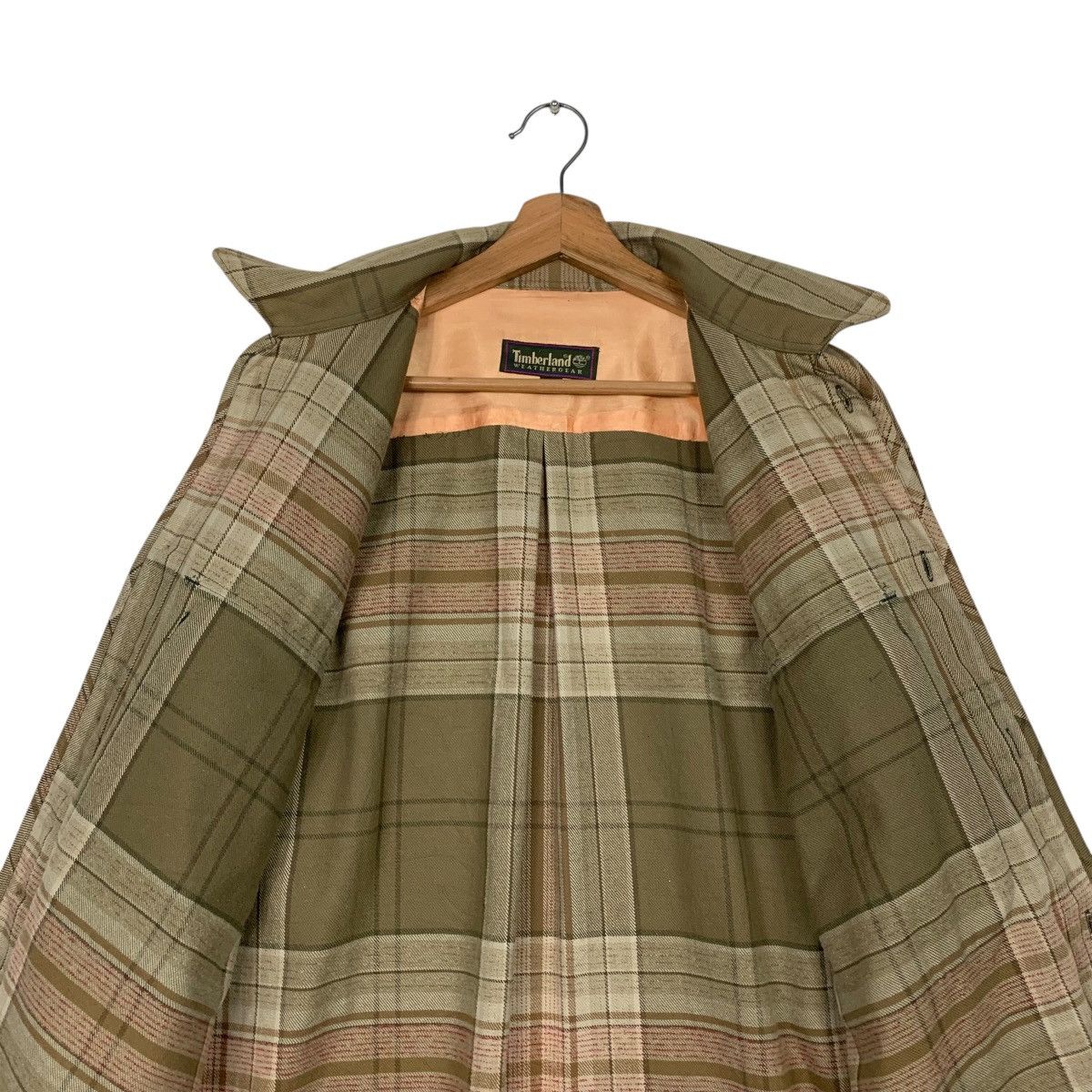 Timberland Vintage 90's TIMBERLAND Checked Flannel Jacket #2588-C117 Size US M / EU 48-50 / 2 - 12 Thumbnail