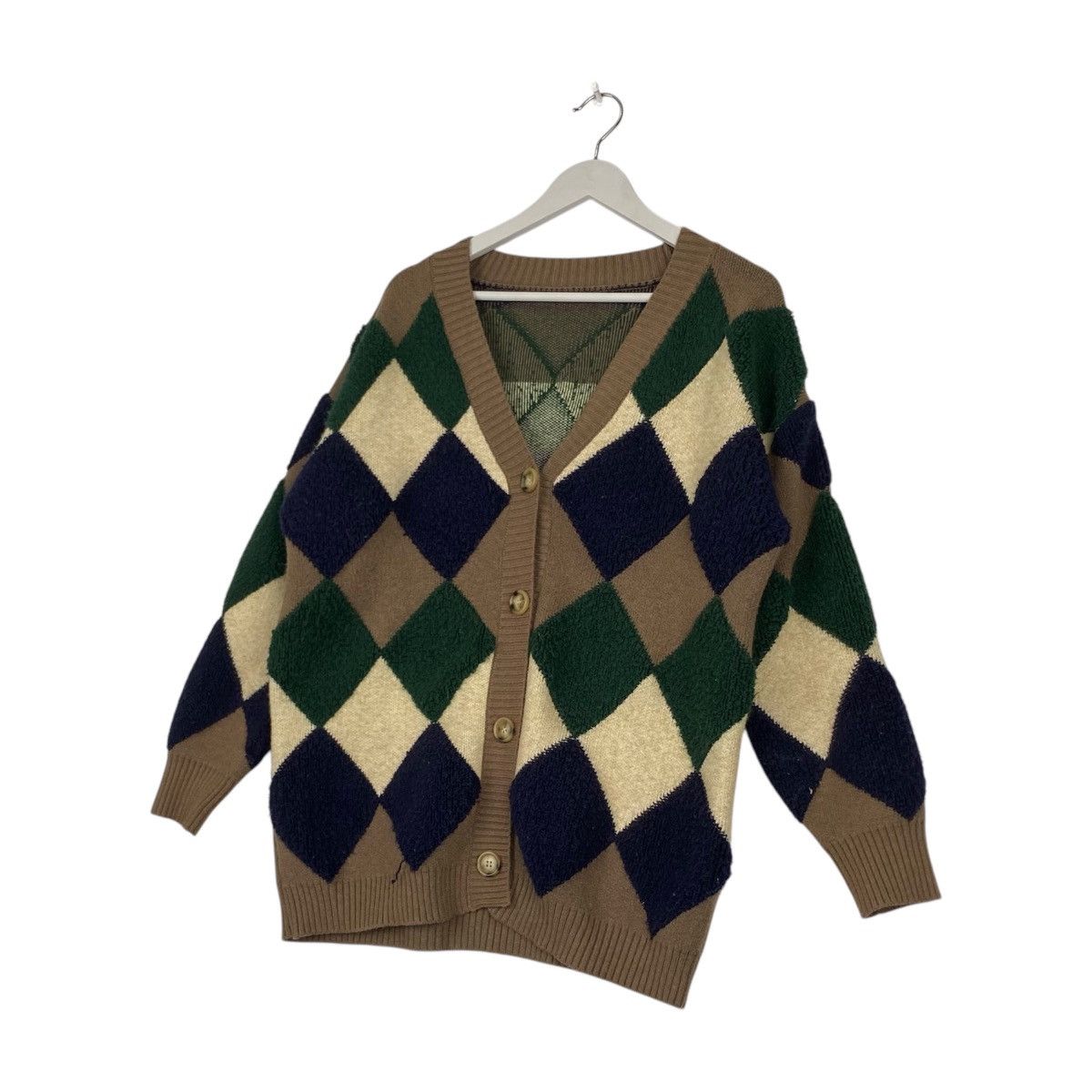 Vintage Vintage Cardigan K soeuv justude Size ONE SIZE - 3 Thumbnail