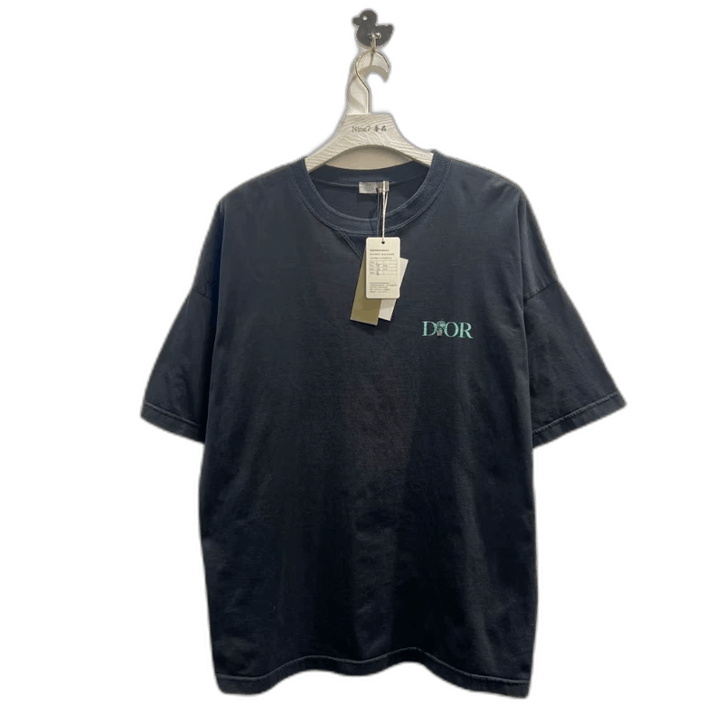 Dior Dior Floral Logo Short Sleeve T-Shirt-yf Size US L / EU 52-54 / 3 - 1 Thumbnail