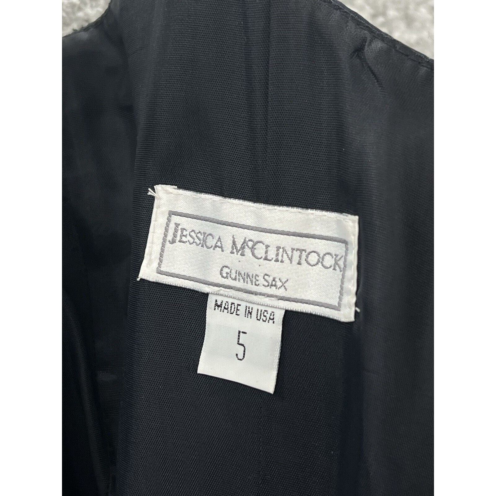Jessica McClintock Jessica McClintock Gunne Sax Iridescent Blue Formal Dress 5 Size ONE SIZE - 3 Thumbnail