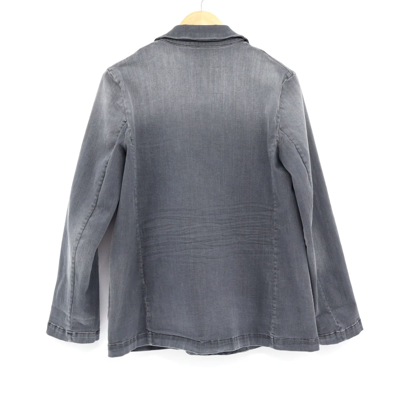 Frank & Eileen Frank & Eileen Belfast Jacket S Charcoal Grey Performance Italian Denim Stretch Size S / US 4 / IT 40 - 2 Thumbnail