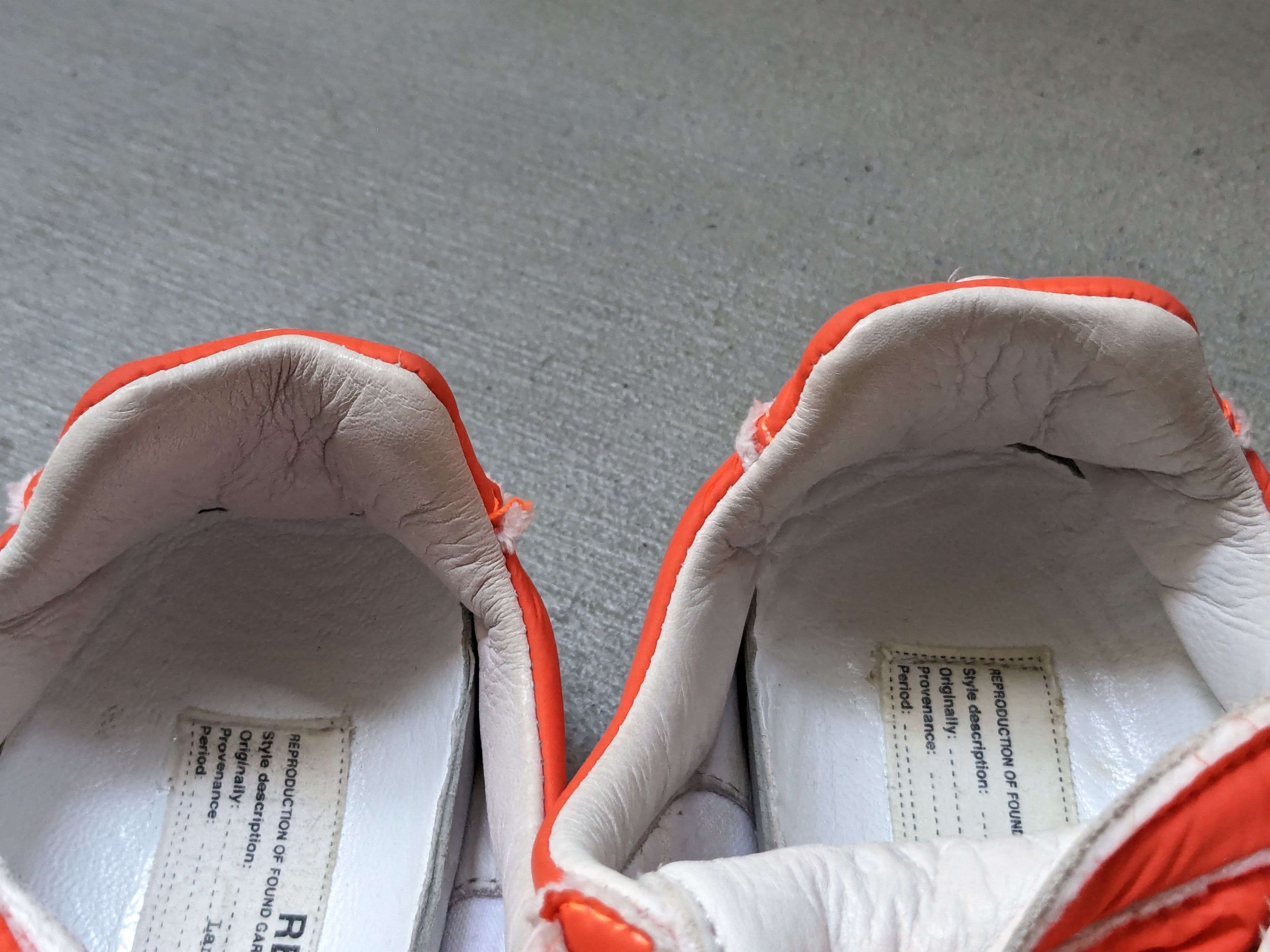 Maison Margiela Maison Margiela GAT Replica Orange White 7 40 Leather Size US 7 / EU 40 - 6 Thumbnail
