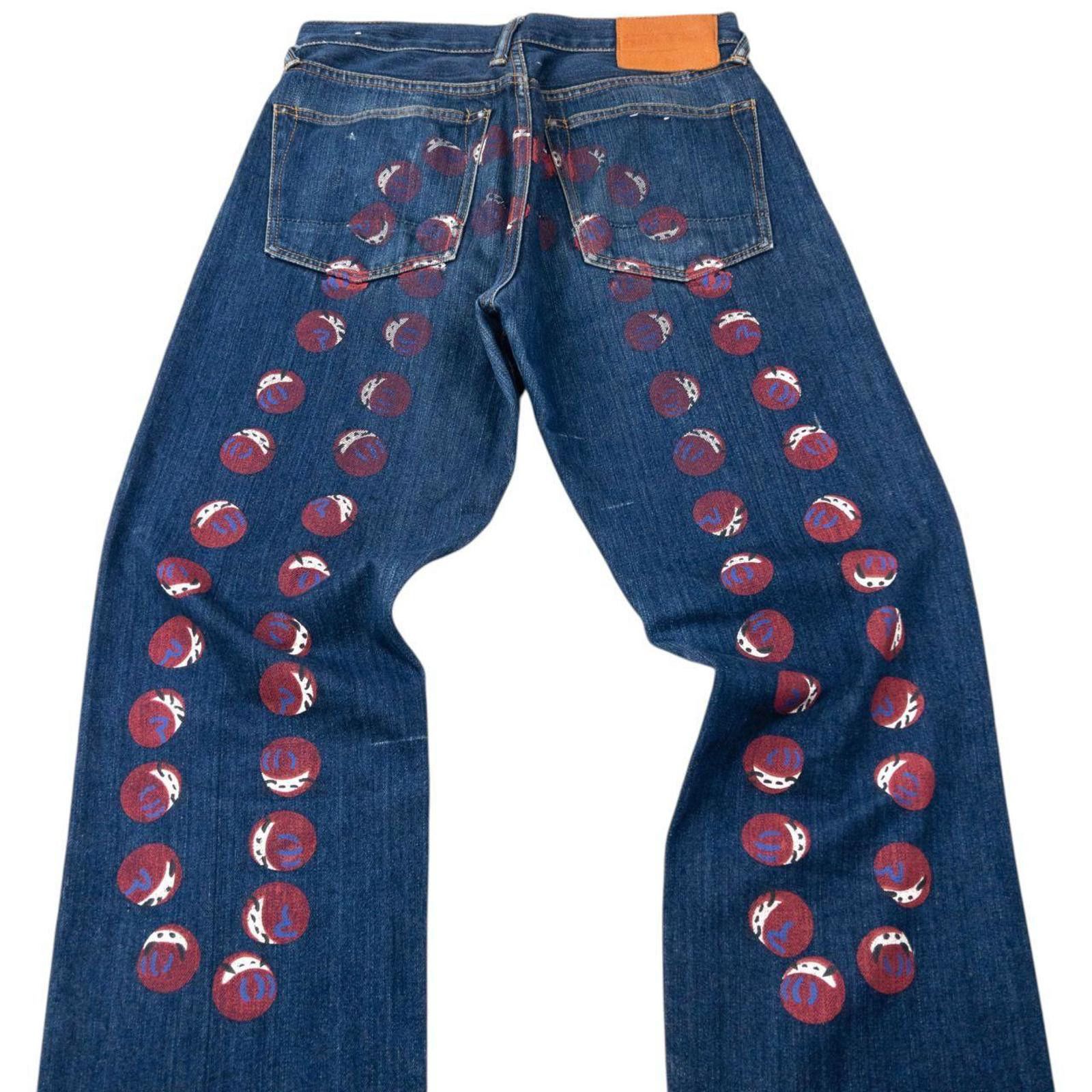 Evisu Vintage 2000s Evisu Dot Daicock Japanese Denim Jeans W30 Size US 30 / EU 46 - 6 Thumbnail