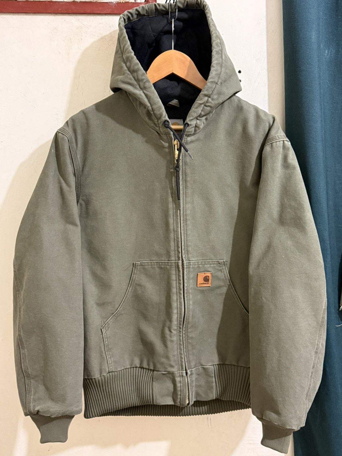 Carhartt Vintage Carhartt Active Jacket J130 ARG 🫒 Size US S / EU 44-46 / 1 - 1 Thumbnail