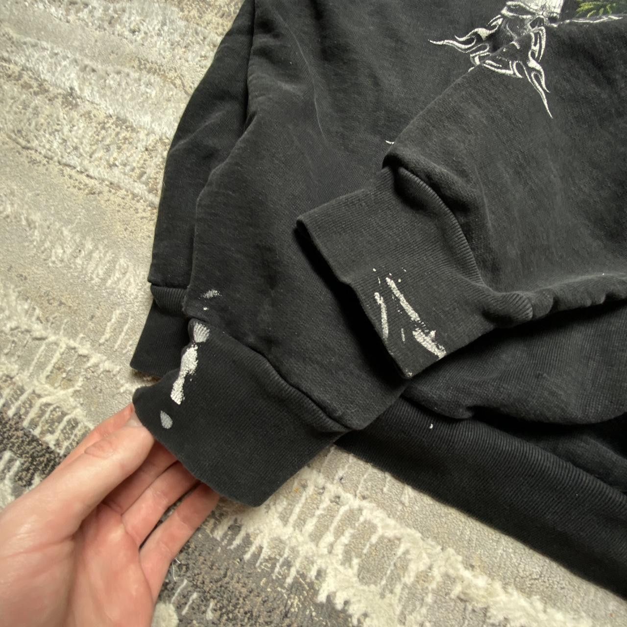 Japanese Brand Vintage Skull "The Roxx" Graphic Hoodie Black M Size US M / EU 48-50 / 2 - 8 Thumbnail