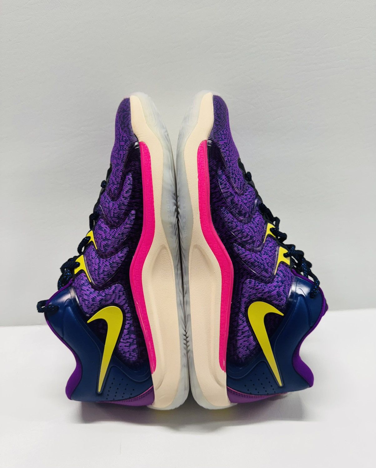 Nike Nike KD 17 Vivid Purple Blue Yellow Size US 11.5 / EU 44-45 - 2 Thumbnail