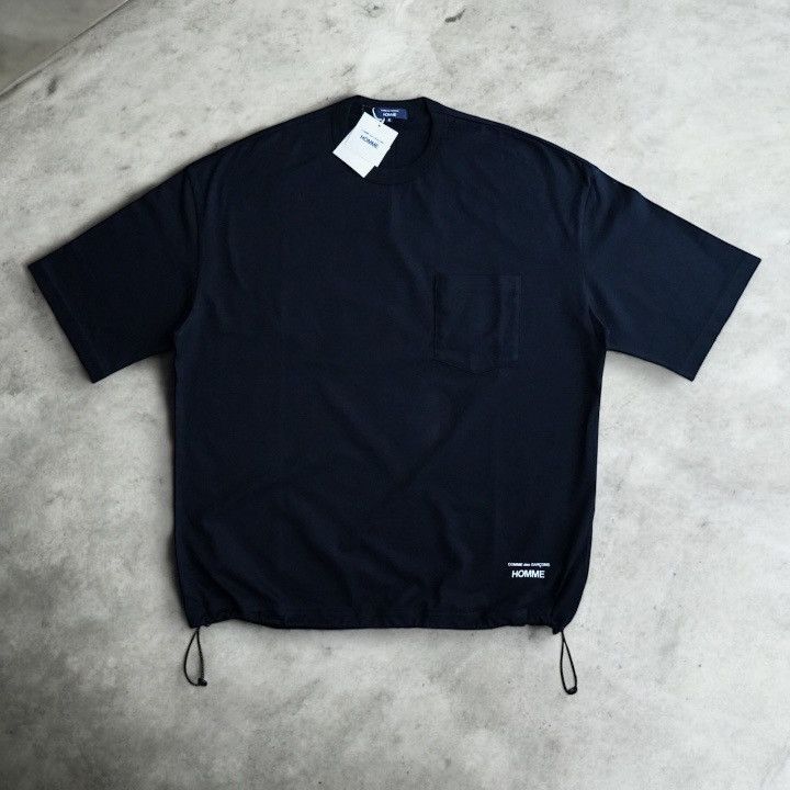 Comme des Garcons Homme NWT 25SS COMME des GARCONS HOMME Spindle Logo Tee Black S Size US S / EU 44-46 / 1 - 1 Thumbnail
