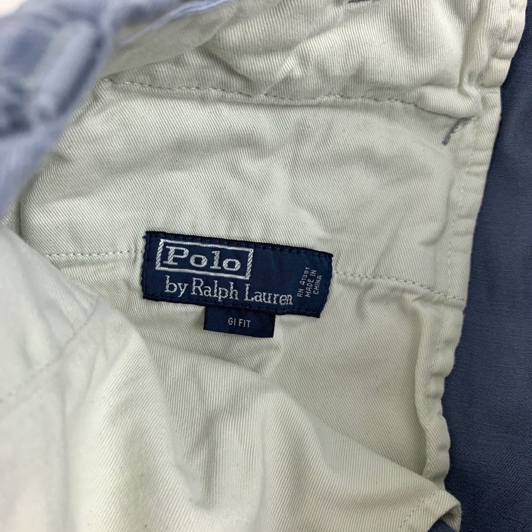 Polo Ralph Lauren VINTAGE Polo Ralph Lauren Pants Men 32 Blue Chino Straight Leg 90s Nautical Size US XS / EU 42 / 0 - 7 Thumbnail