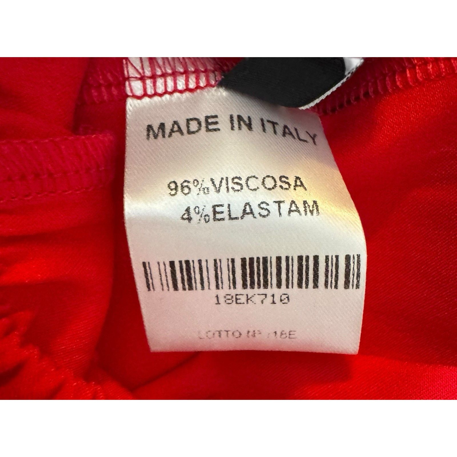 Other Kitagi NEW Red Wide Leg Cropped Satin Pants Bow Detail Size 30" / US 8 / IT 44 - 10 Thumbnail