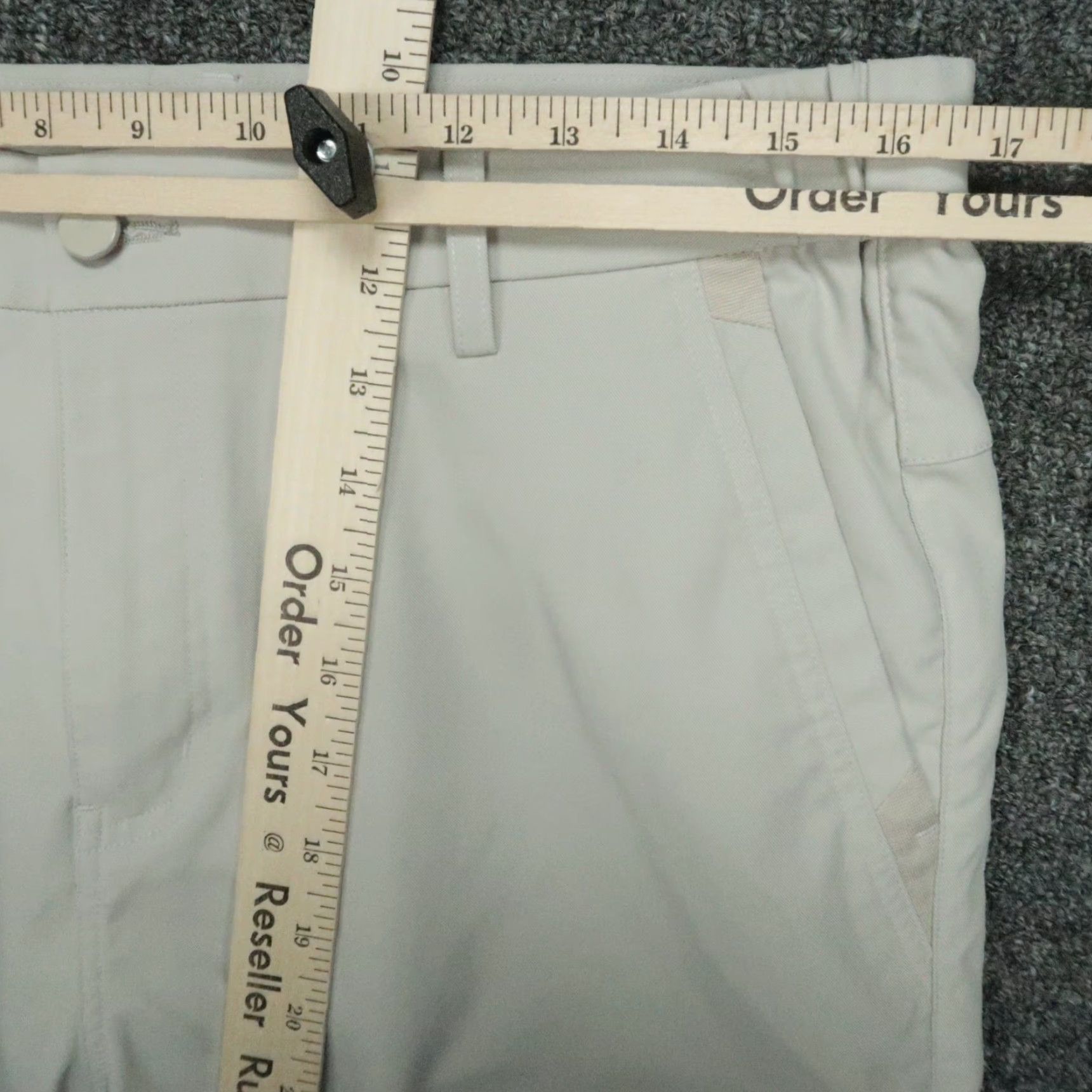 Vintage Jack Archer Pants Men 33x27 Gray Jetsetter Tech Chino Trouser Travel Size US 33 - 6 Thumbnail