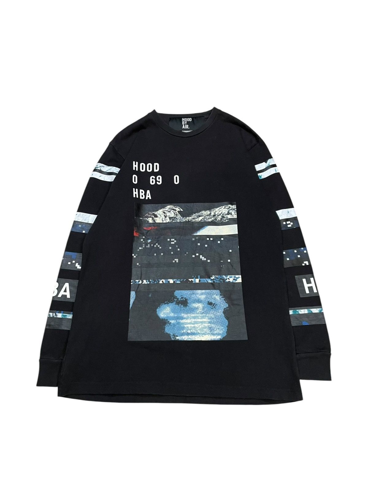 HOOD BY AIR. - フッドバイエアーロゴプリントクルーネック