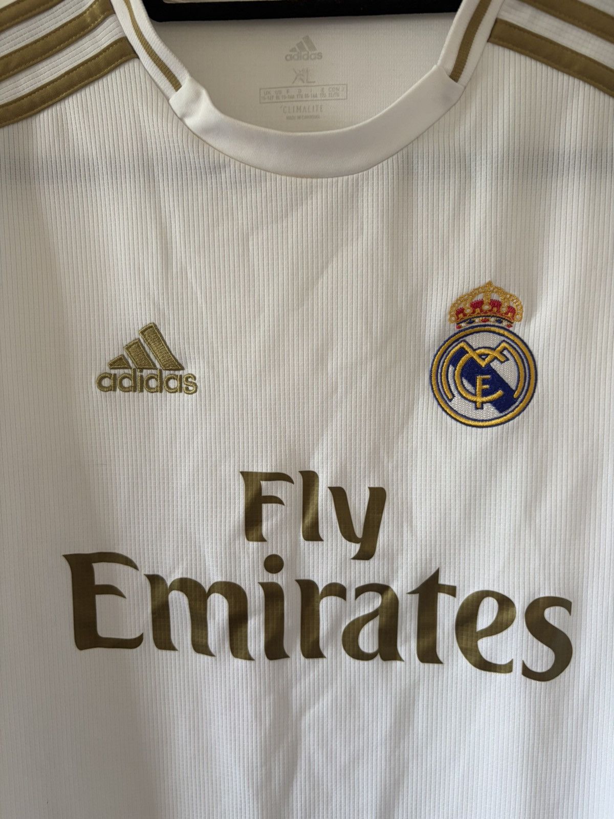 Real Madrid adidas 2019/2020 domowa długi rękaw — zdjęcie 2